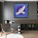 5D Full Special Shaped Drill Wall Picture DIY Flying Doves Diamond Painting Set