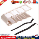 Practical Wrinkled 4 Section Home Appliance Remote Control Holder Beige Newly