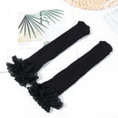 Accessories Girl Gift Transparent Lolita Socks Knee High Lace Bow Socks