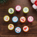 Santa Claus Decorations Seal Xmas  Stamps Cartoon Stamper Christmas Signet