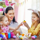 7 Pcs Mini Garden Ornaments Easter Bunny Decoration for Home Garden Yard Office