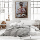 Dancing Girl Oil Paint By Numbers Hand Painted Frameless Painting Home Ornament