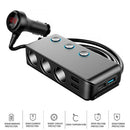 4 USB Plug Phone Charger Car Cigarette Lighter Power Adapter Car Charger Socket