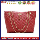 Ladies Shoulder Chain Handbag PU Leather Shopping Top-handle Bag Large Totes