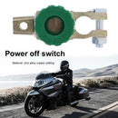 Zinc Alloy Copper Car Battery Terminal Link Switch Cut-off Switches (Green)