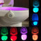8-Colors Motion Sensor-Automatic LED Light WC Toilet Bathroom Decor Light W9C9