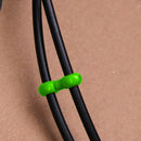 10pcs Bicycle Brake Gear Cable S Style Clips Hose Guide Line Hook (Green) Newly
