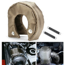 Titanium T3 Fiber Turbo Blanket Heat Shield Barrier Turbocharger Cover Wrap