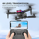WL/RC F190 RC Drone 4K HD Single Camera FPV Aircraft with 2 Battery (Black)