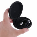 Round Hard Round Shaped Headphone Organizer Box Earphone Case Storage Bag