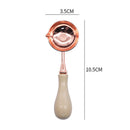 Sealing Wax Solid Wood Spoon Retro DIY Craft Stamps Making Tool (Apricot) Newly