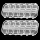 Plastic Drug Pill Holder Storage Boxes Small Case Craft Organizer Nail Art Tips
