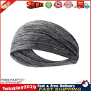 Sports Headband Men Women Running Quick Drying Elastic Hair Band (White) Newly
