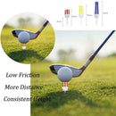 3pcs/pack Golf Double-layer Ball Nails Soft Rubber Low-resistance Ball Golf H2K6