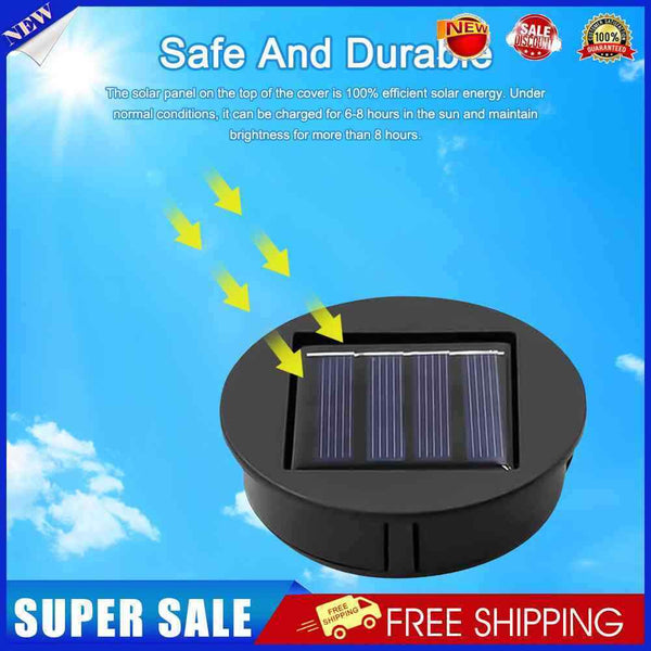 2pcs Solar Lamp Outdoor Waterproof IP44 Solar Lights Top Bulb for Yard Land
