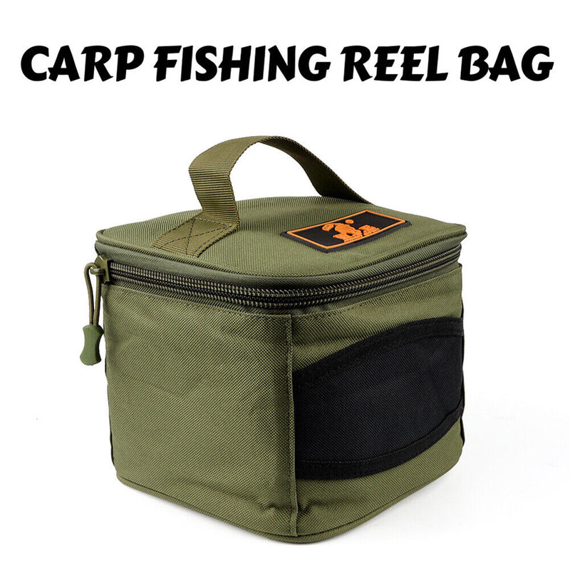 Waterproof Fishing Tackle Cups Feeders Carrying Case Fishing Reel Storage Bag