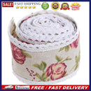 1m/roll Beautiful Flower Hessian Burlap Lace Wedding Decor Cake Runners