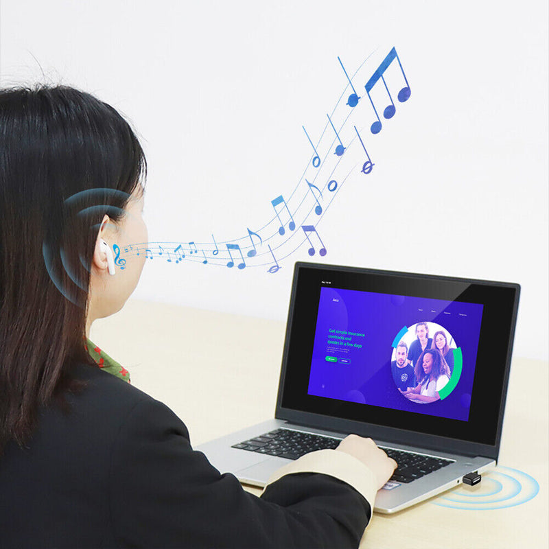 Comfast USB Bluetooth-Compatible 5.1 Dongle Adapter for Headset Keyboard Speaker