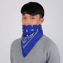Cotton Handkerchief Paisley Bandana Hair Band Wristband Printed Square Scarves