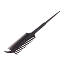 Two Sides Dye Comb Brush Black Barber Tinting Hair Dye Hair Plastic Tool