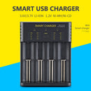 4 Slots Smart Charger Power Rechargeable Battery for Lithium 1.2V Ni-MH/Ni-Cd