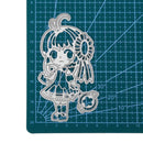 Girl Cutting Dies Stencils Scrapbooking Embossing DIY Craft Album Card Gift