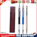 2pcs Carpenter Pencil with Marker Pen Refills for Glass Ceramics Woodworker