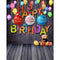 Happy Birthday Art Cloth Backdrop Photographic Studio Prop Kid Family Decor