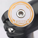 LEBYCLE bike headset stem top cap compression plug star groove front fork steerer