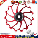 Mi Xim Mountain Bike Rear Derailleur Bearing Pulley Guide Wheel (Red 15T) Newly