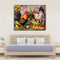 Painting By Numbers Kit DIY Flower Chicken Canvas Oil Art Picture Craft