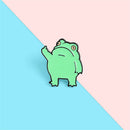 Jewelry Metal Cartoon Lapel Pins Cute Badge Frog Enamel Pin Novelty Animal