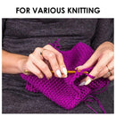 14Pcs Metal Handle Crochets Hook Knittings Needles Set Tools DIY Crafts Q8Y0