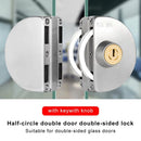 Steel Glass Door Lock Double Bolt Sliding Door Lock Double Open Glass Door Lock