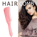 Detangling Hair Scalp Massage Comb Wet Curly Styling Hairbrush (Pink)