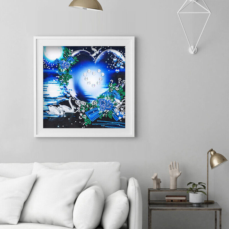 Love the swan 5D DIY Partial Special Shape Drill Diamond Painting