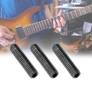 12pcs Electric Bass Guitar Bridge Saddles Tremolo Bridge Hex Screws(Black) Newly