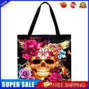 Skeleton Printed Shoulder Shopping Bag Casual Large Tote Handbag (40*40cm)