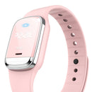 M20 Ultrasonic Mosquito Repellent Bracelet Wrist Watch Thermometer (Pink) Newly