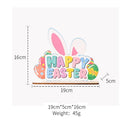 DIY Crafts Easter Rabbit Desk Decorations Wooden Ornaments Happy Easter