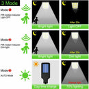 LED Solar Powered PIR Motion Sensor Lamp Outdoor Garden 1 Wall Security x B2Y0