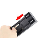 Universal 2 Slots Smart USB 18650 Battery Charger for 3.7V Rechargeable Battery