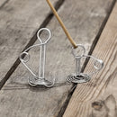 Camping Outdoor Durable Board Peg Tent Stakes Hook Rope Buckle Octopus Deck Peg
