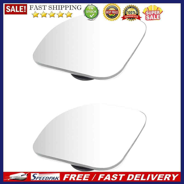 2pcs 360 Degree HD Blind Spot Mirror Adjustable Convex Car Rearview Auxilia