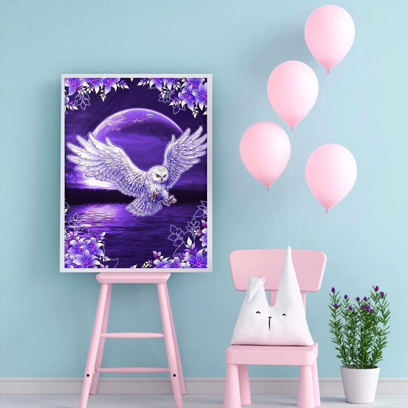 Oil Painting By Number Night Owl Oil Digital Picture Home Wall Decor for Gift
