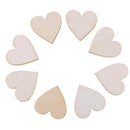 50pcs Heart Wooden Birthday Party Delivers Photo Props Wedding Decor