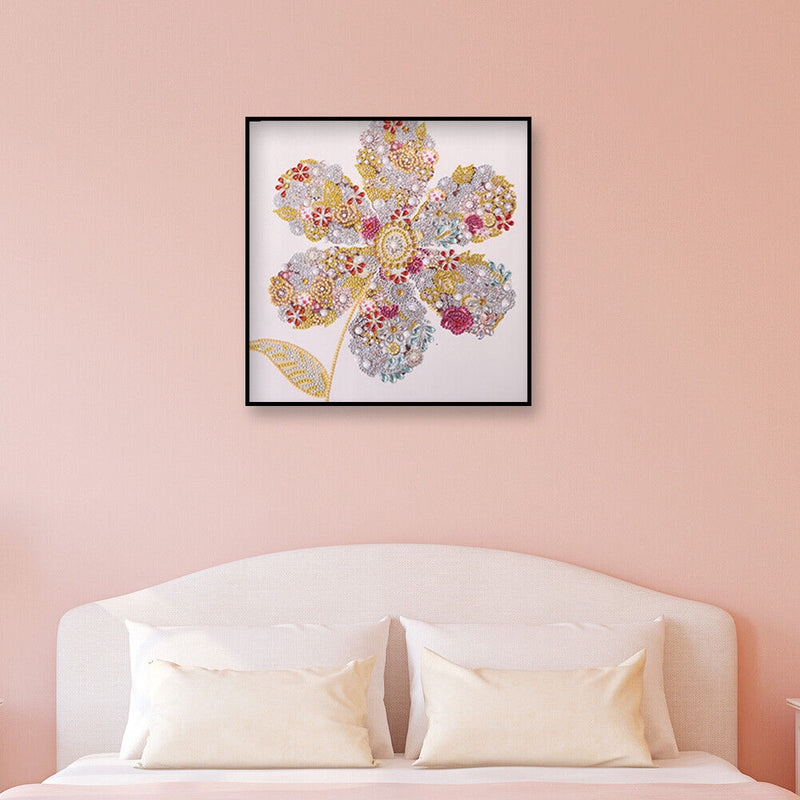 Special Shaped Flowers 5D DIY Diamond Painting Kit Part Drill Home Decor Craft