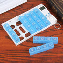 28 Slots Weekly 7 Days Portable Pill Box Colorful Plastic Holder Pill Cases
