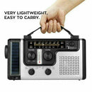 Reading Lamp Emergency Radio Dynamo Wind Up Solar Weather Radio Hand Crank