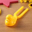 Cartoon Lovely Duck Shaped Snowball Maker Clip Children Outdoor Winter Snow M